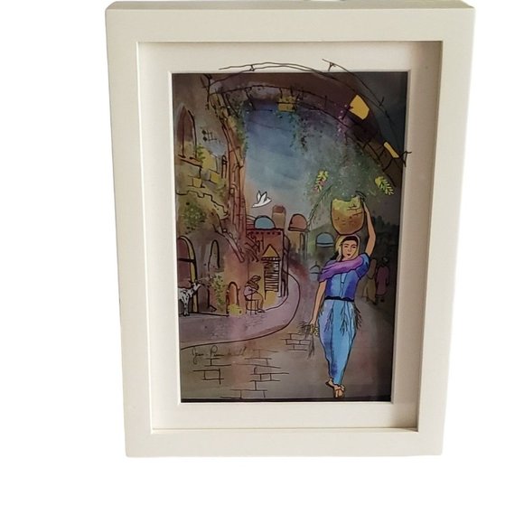 Signed Paint on Glass 1st custom piece "Ruth" - Picture 4 of 5